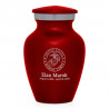 Coast Guard Keepsake Urn - Ruby Red