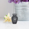 Airplane Keepsake Urn - Gunmetal Gray