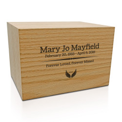 Traditions Oak Cremation Urn