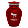 Democratic Donkey Keepsake Urn - Ruby Red