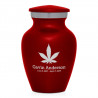 Marijuana Keepsake Urn - Ruby Red