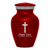 Cross Keepsake Urn - Ruby Red Cross Keepsake Urn - Ruby Red