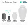 Owl Keepsake Urn - Gunmetal Gray