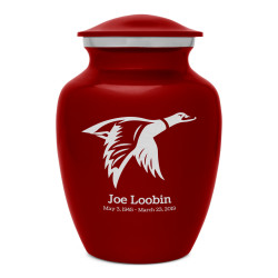 Duck Sharing Urn - Ruby Red