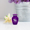 Cruise Ship Keepsake Urn - Purple Luster