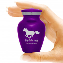Horse Keepsake Urn - Purple...