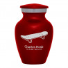 Skateboard Keepsake Urn - Ruby Red Skateboard Keepsake Urn - Ruby Red