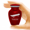 Skateboard Keepsake Urn - Ruby Red Skateboard Keepsake Urn - Ruby Red