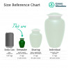 Angel Keepsake Urn - Shamrock Green