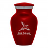 Pheasant Keepsake Urn - Ruby Red
