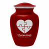 Autism Puzzle Sharing Urn - Ruby Red Autism Puzzle Sharing Urn - Ruby Red