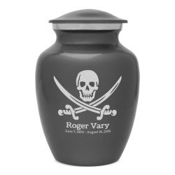 Pirate Skull Sharing Urn -...