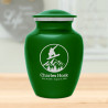 Snowboard Sharing Urn - Shamrock Green