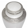 Radiant White Cremation Urn