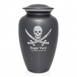 Pirate Skull Cremation Urn...
