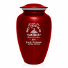 Don't Tread On Me Cremation Urn - Ruby Red