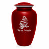 Sailing Ship Cremation Urn - Ruby Red Sailing Ship Cremation Urn - Ruby Red