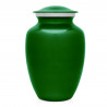Large Yellow Lab Dog Cremation Urn - Shamrock Green