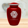 Large Beagle Dog Cremation Urn - Ruby Red Large Beagle Dog Cremation Urn - Ruby Red