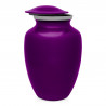 Large Poodle Dog Cremation Urn - Purple Luster