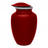 Large Daschund Dog Cremation Urn - Ruby Red