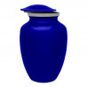 Large German Shepherd Dog Cremation Urn - Midnight Blue