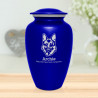 Extra Large German Shepherd Dog Cremation Urn - Midnight Blue