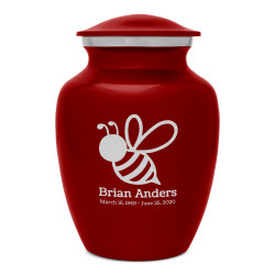 Bee Sharing Urn - Ruby Red