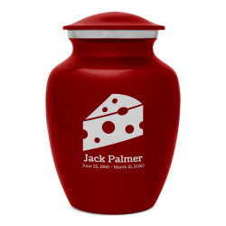 Cheese Sharing Urn - Ruby Red