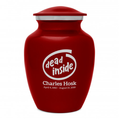 Dead Inside Sharing Urn - Ruby Red Dead Inside Sharing Urn - Ruby Red