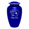 Playing Cards Cremation Urn - Midnight Blue