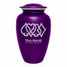 Card Suits Cremation Urn - Purple Luster