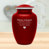 Ruby Red Large Cremation Urn Ruby Red Large Cremation Urn