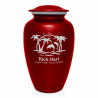 Endless Summer Sunset Cremation Urn - Ruby Red