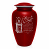 Keep the Light On Cremation Urn - Ruby Red