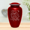 Light Remains Cremation Urn - Ruby Red