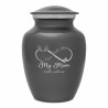 My Mom Walks With Me Sharing Urn - Gunmetal Gray