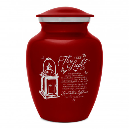 Keep the Light On Sharing Urn - Ruby Red Keep the Light On Sharing Urn - Ruby Red