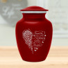 Memory Becomes a Treasure Sharing Urn - Ruby Red Memory Becomes a Treasure Sharing Urn - Ruby Red