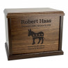 Democratic Donkey Cremation Urn - Signature Walnut