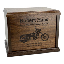 Motorcycle Cremation Urn -...