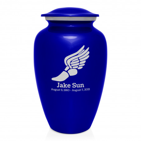 Midnight Blue Cremation Urn - Green Meadow Memorials