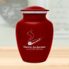 Marijuana Joint Sharing Urn - Ruby Red