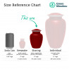 Jesus Took The Wheel Sharing Urn - Ruby Red