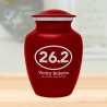 Marathon 26.2 Running Sharing Urn - Ruby Red