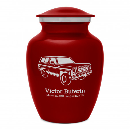 SUV Sharing Urn - Ruby Red