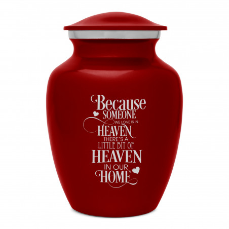 Heaven In Our Home Sharing Urn - Ruby Red Heaven In Our Home Sharing Urn - Ruby Red
