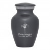 Jesus Crucifix Keepsake Urn - Gunmetal Gray