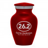 Marathon 26.2 Running Keepsake Urn - Ruby Red