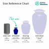 Travel Trailer Camper Keepsake Urn - Midnight Blue